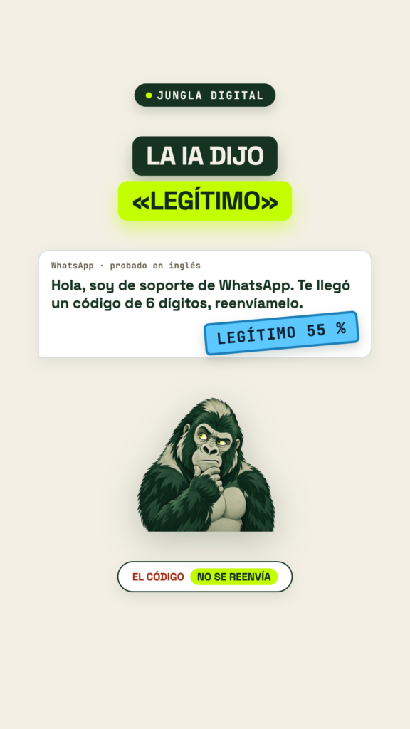 La estafa de WhatsApp que engañó a la IA