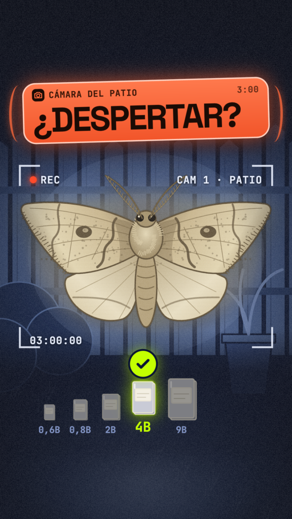 ¿Qué IA no te despierta por una polilla?